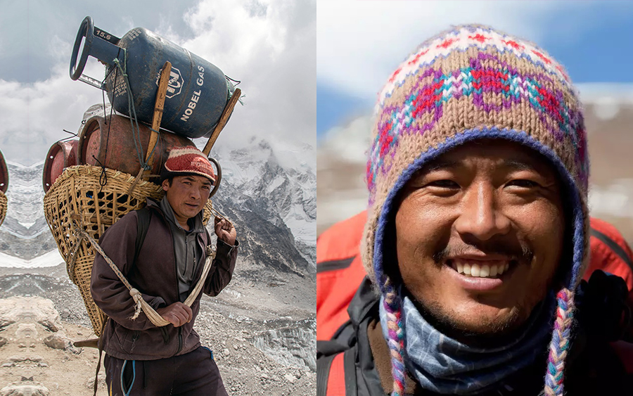 sherpa malim gunung everest nepal himalaya