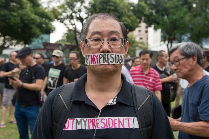 singapore protest public order bill getty