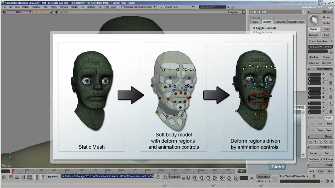 softimage face robot