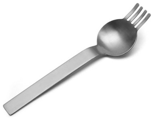 spork atau sfrok rekaan sudu gabung garpu