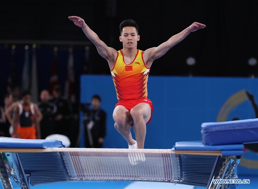 sukan olimpik trampolin china