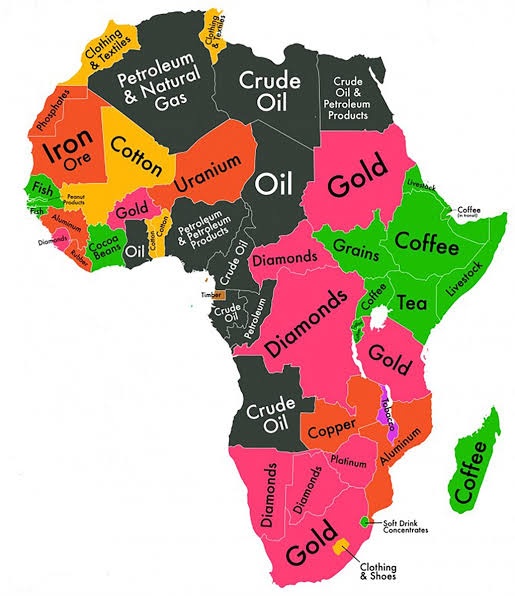 sumber semulajadi di afrika