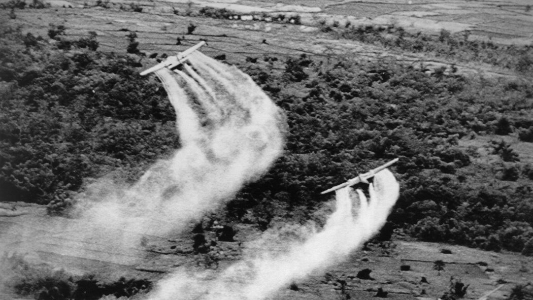 tentera amerika dulu menggunakan bahan kimia agent orange semasa perang vietnam