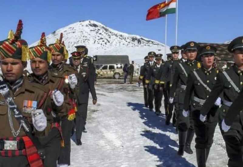 tentera india china bertembung di titik sempadan