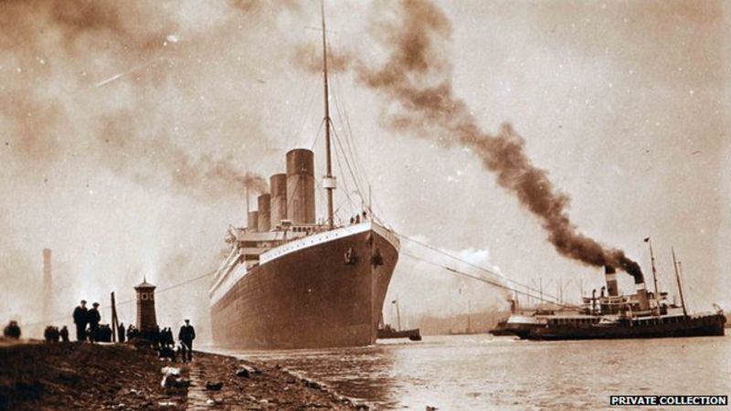 titanic di pelabuhan