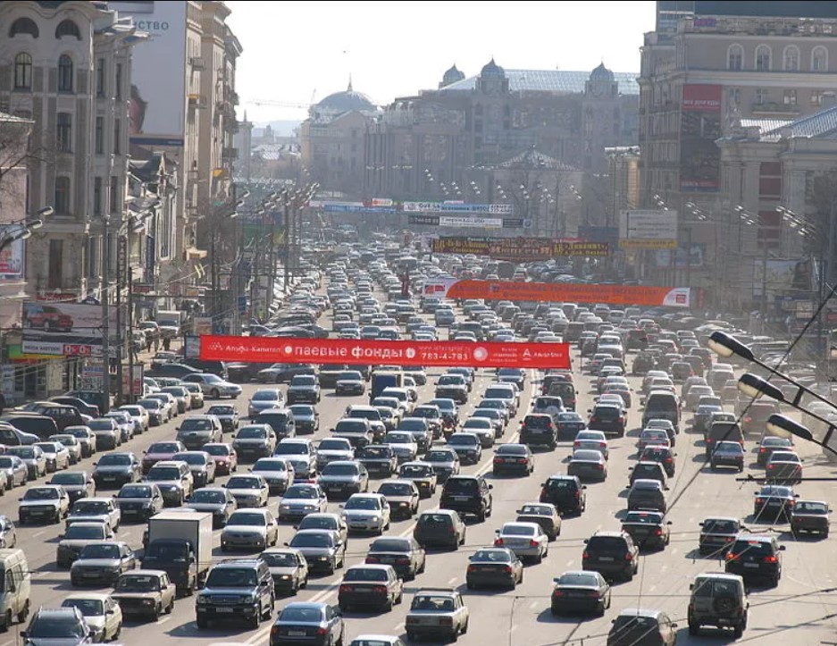 traffic jam worst russia 2012