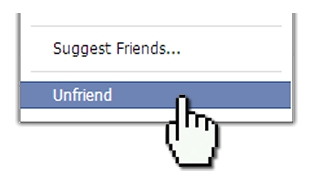 unfriend facebook