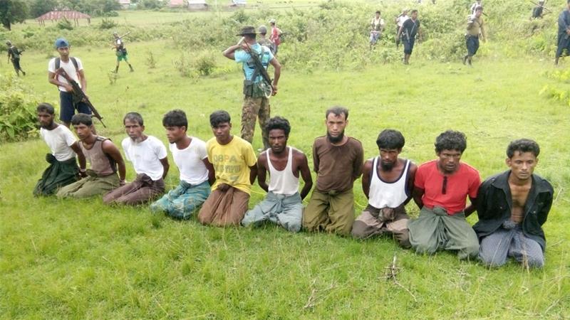warga myanmar rohingya diserang tentera tatmadaw
