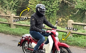 Berbaloikah Pakai Helmet 'Full Face' Untuk Pandu Motorsikal Kapcai?