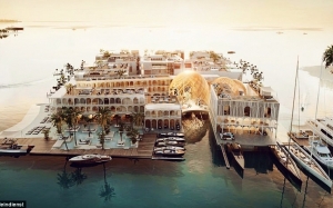 Floating Venice : Resort Mewah Bawah Laut Pertama Di Dunia Terletak Di Dubai