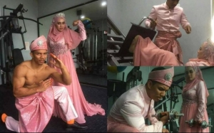 Foto Perkahwinan 'Rare' di Gym Dikecam Netizen