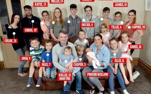 Keluarga Radford : Keluarga Terbesar United Kingdom Dengan 20 Orang Anak