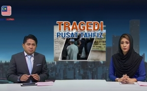 Penyampai Berita Hilang Kawalan Baca Tragedi Tahfiz