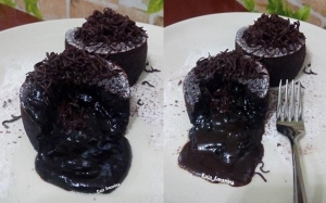 Resepi Kek Coklat Lava Mountain