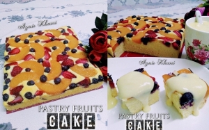 Resepi Pastry Fruits Cake Viral