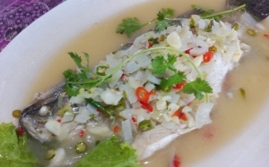 Resepi Siakap Stim Limau Ala Thai Sedap dan 'Juicy'