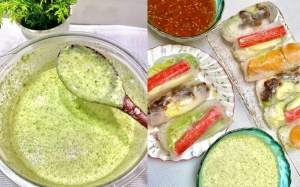 Resepi Sos Hijau Vietnam Roll Paling Lemak dan Berkrim