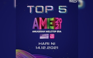 Senarai Calon Top 5 Anugerah Meletop Era (AME) 2021