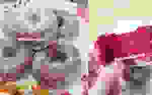 Resepi Donat Red Velvet Teksturnya Berongga Kecil Lembut dan Gebu